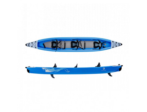 BLAU SEE Надувной каяк Whale-3 Expedition 